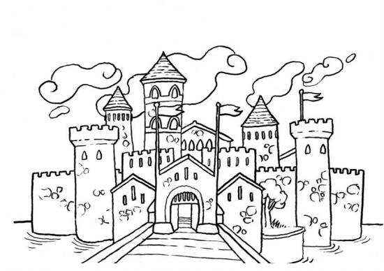 Pics Photos  Image Search Coloriage Chateau A Imprimer 