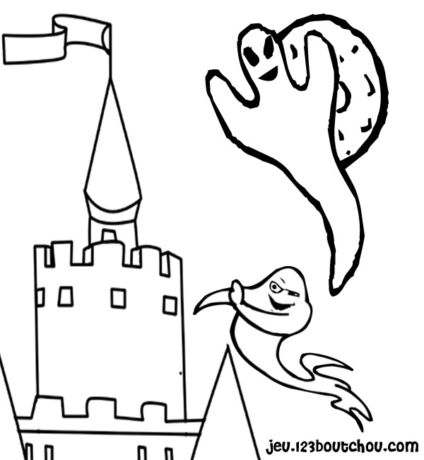 Dessin Chateau Hante Imprimer Dessin Chateau Hante Imprimer