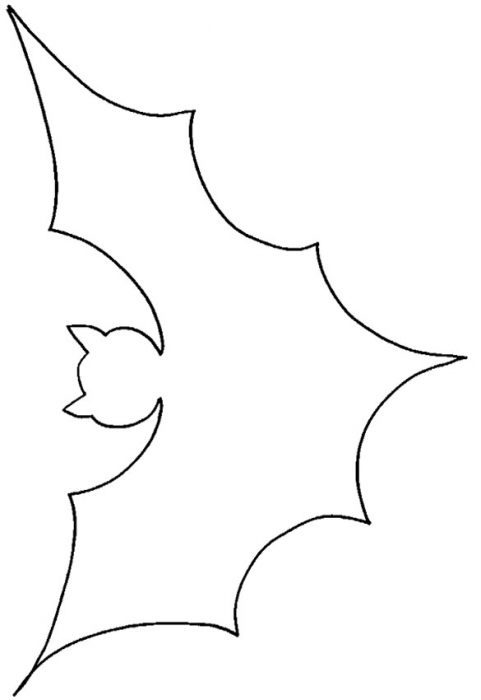 dessin � colorier aile de chauve souris