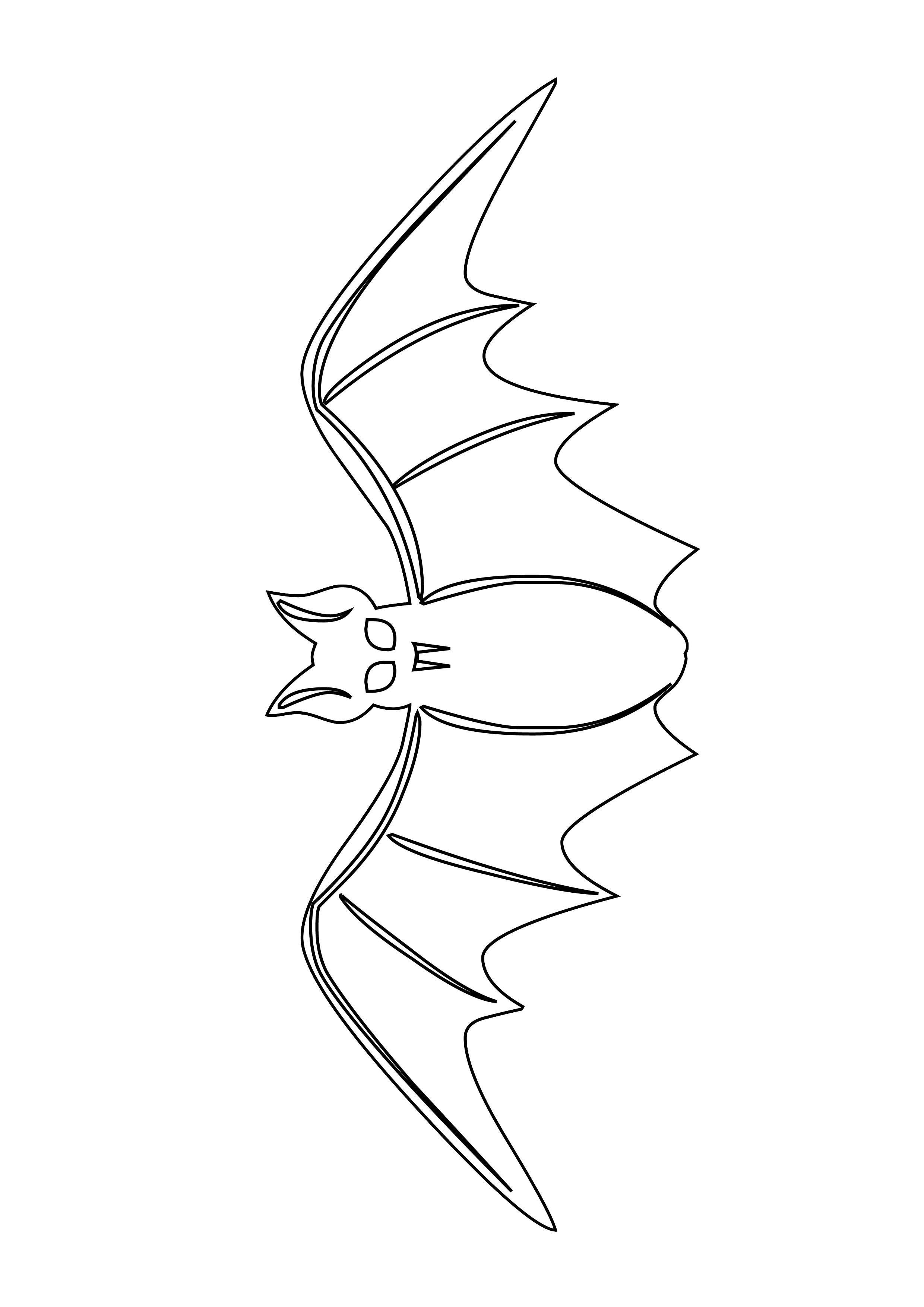 dessin   colorier chauve souris batman