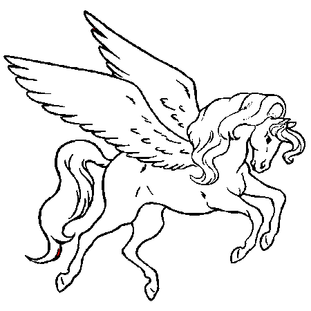 coloriage cheval gratuit