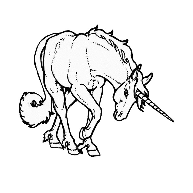 coloriage cheval gratuit