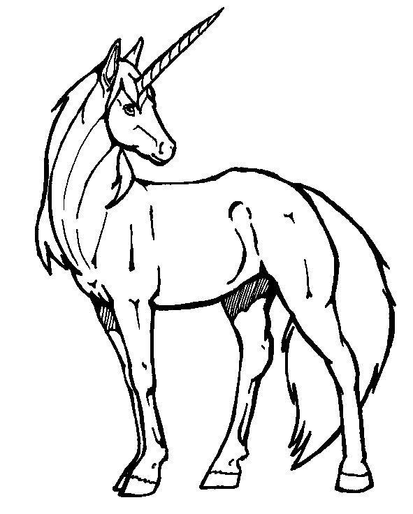 coloriage cheval frison