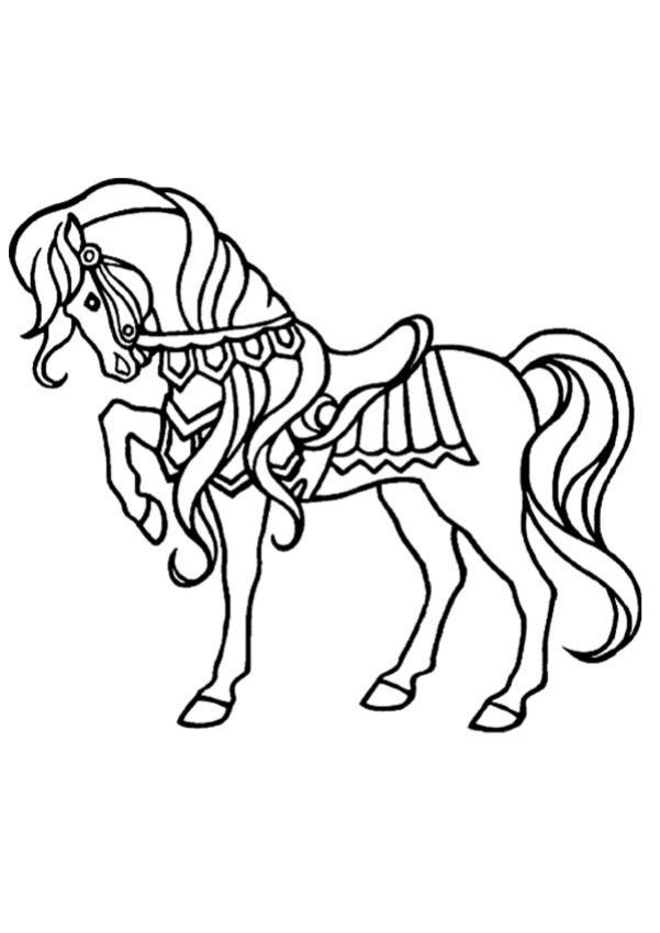 coloriage a imprimer cheval hugo