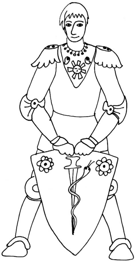 jeux coloriage chevalier