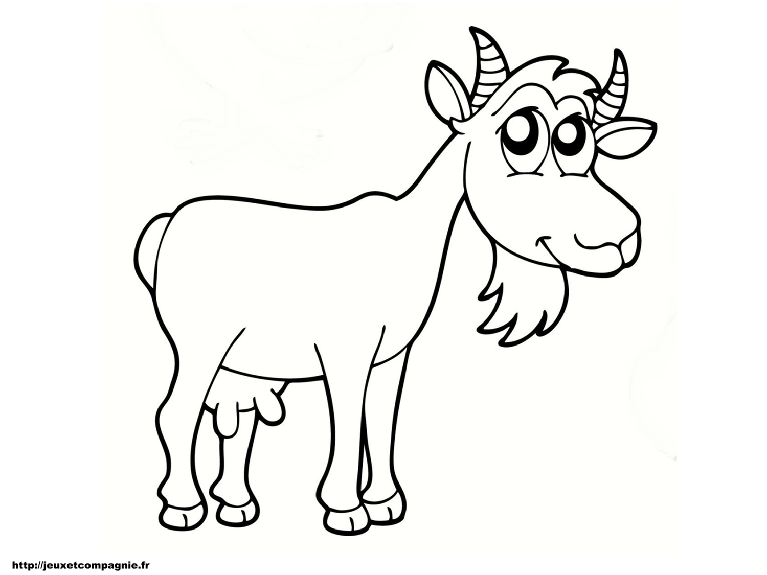 coloriage ƒ dessiner de chevre en ligne coloriage chƒ¨vre de mr seguin