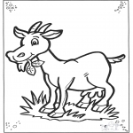 coloriage chèvre � imprimer