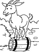 coloriage d une chevre