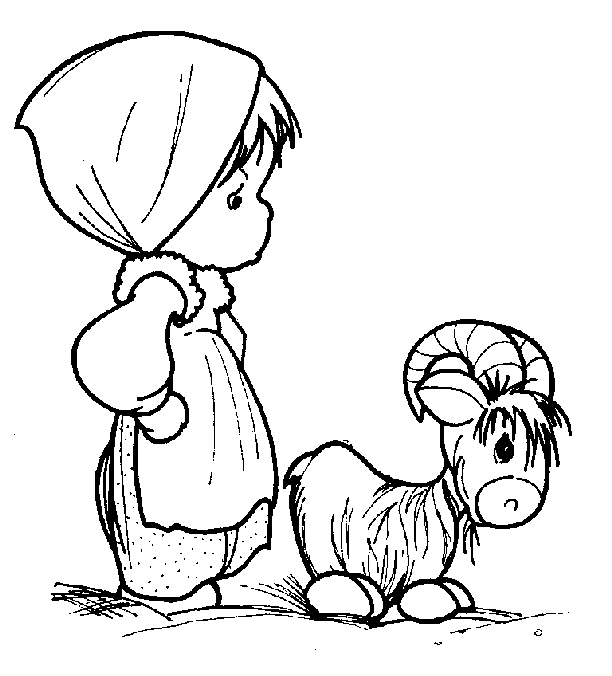 dessin d'une chèvre