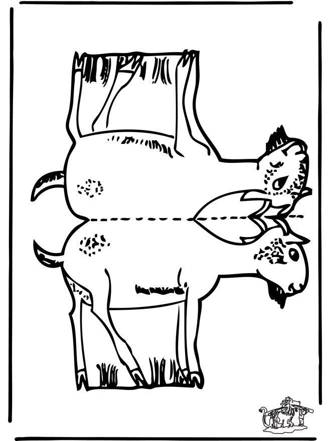 coloriage d une chevre