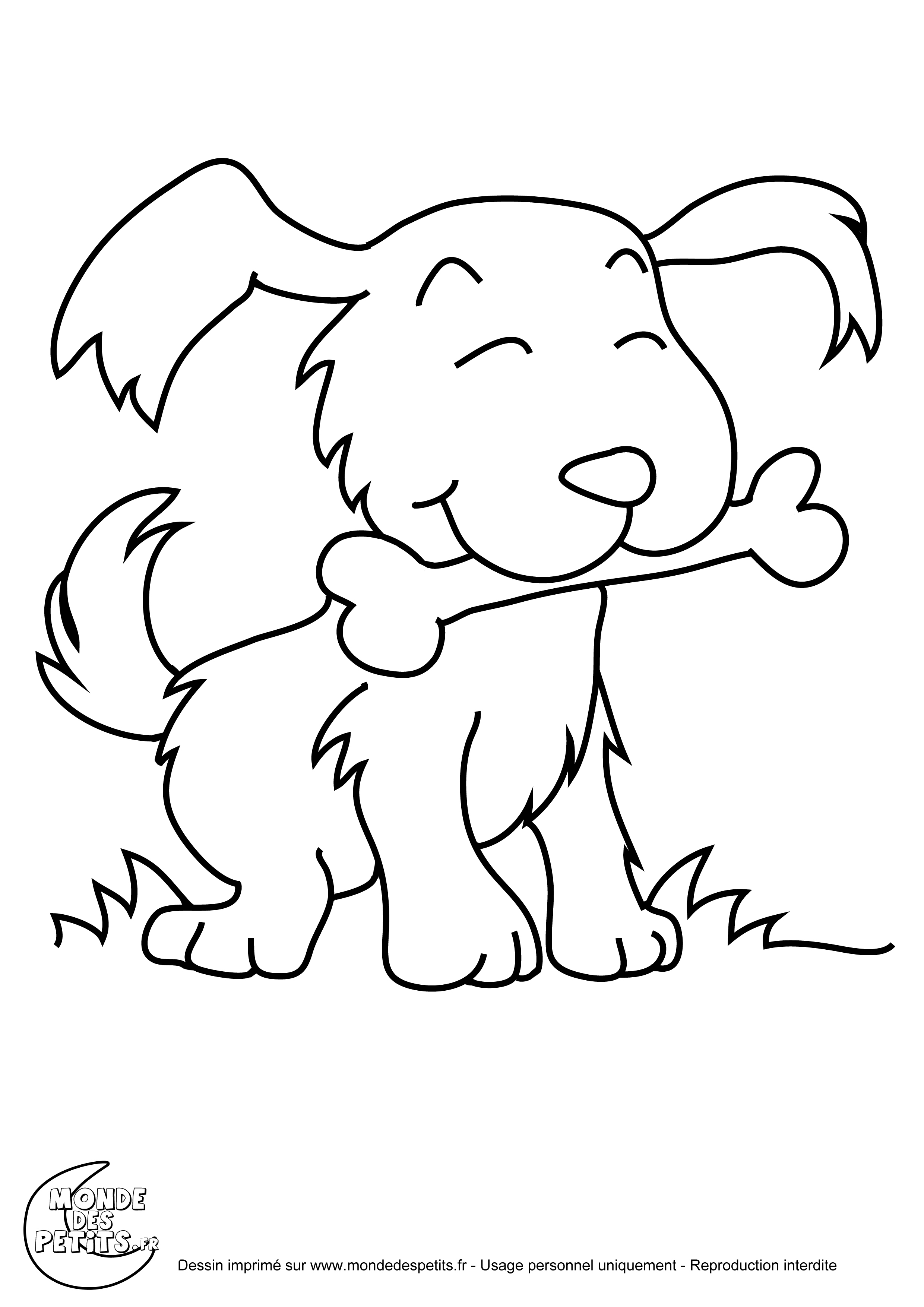 Coloriage De Bebe Chien A Imprimer Coloriage Dessin Chien