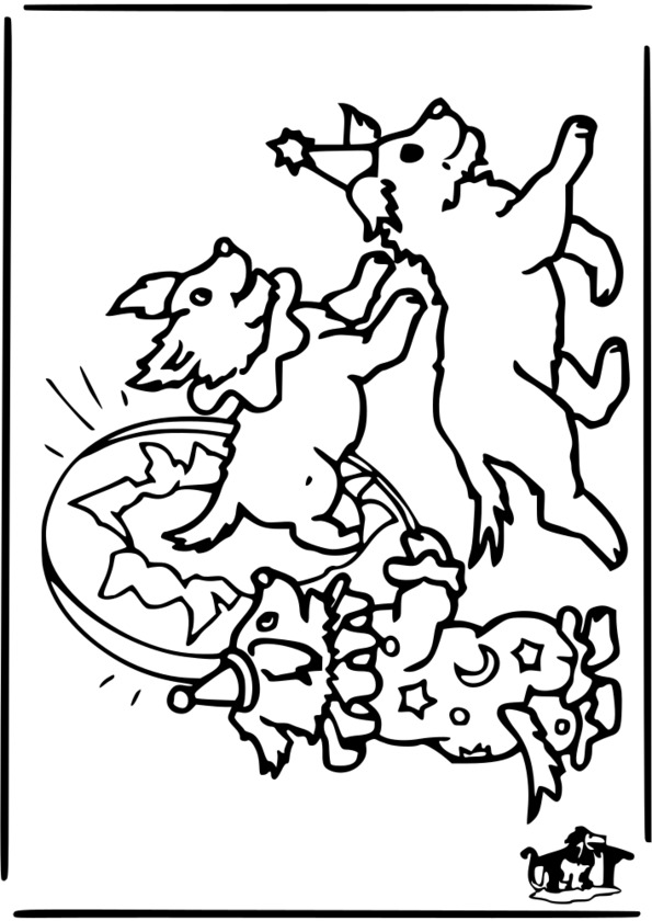 20 dessins de coloriage Chien De Traineau à Imprimer à imprimer