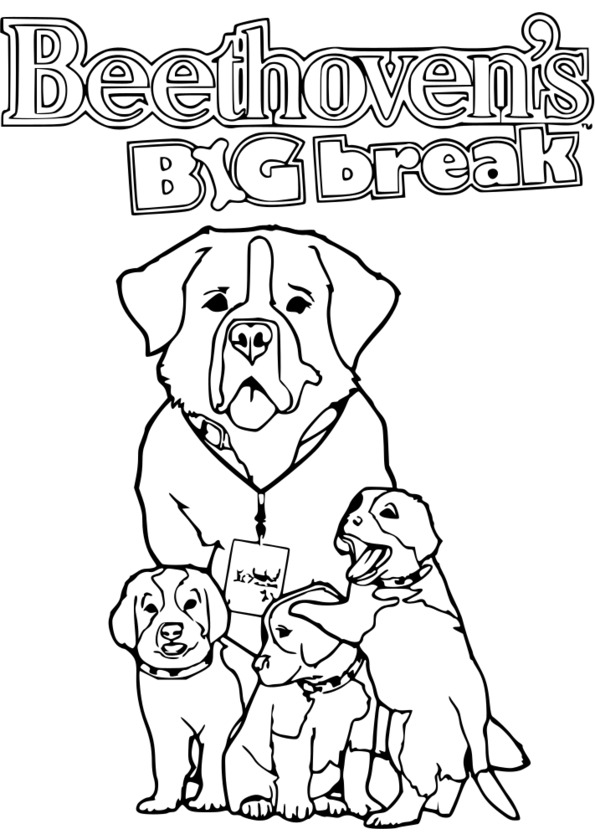 coloriage chien de traineau a imprimer