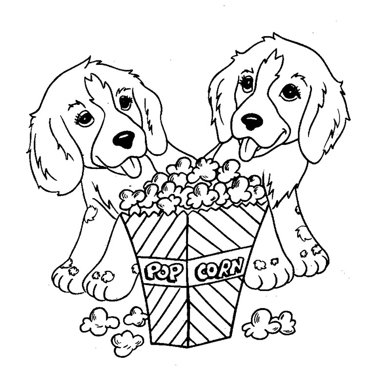 coloriage chien et chat