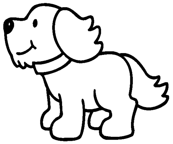 coloriage chien