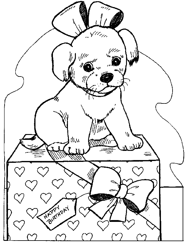 Imprimer Coloriage Chien