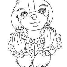[Download 29+] Coloriage Barbie Avec Un Chien