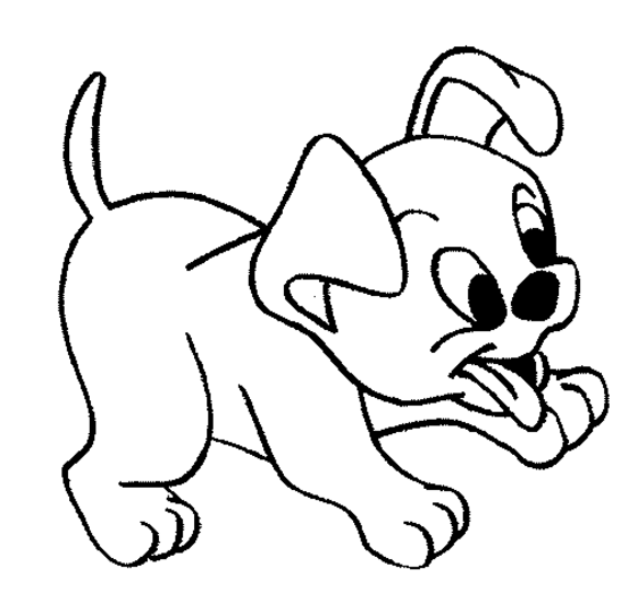 coloriage clifford grand chien rouge