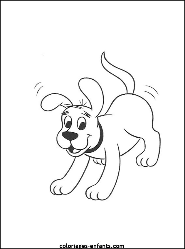 coloriage chien sur ordinateur