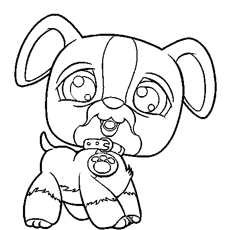 coloriage 2 chiens