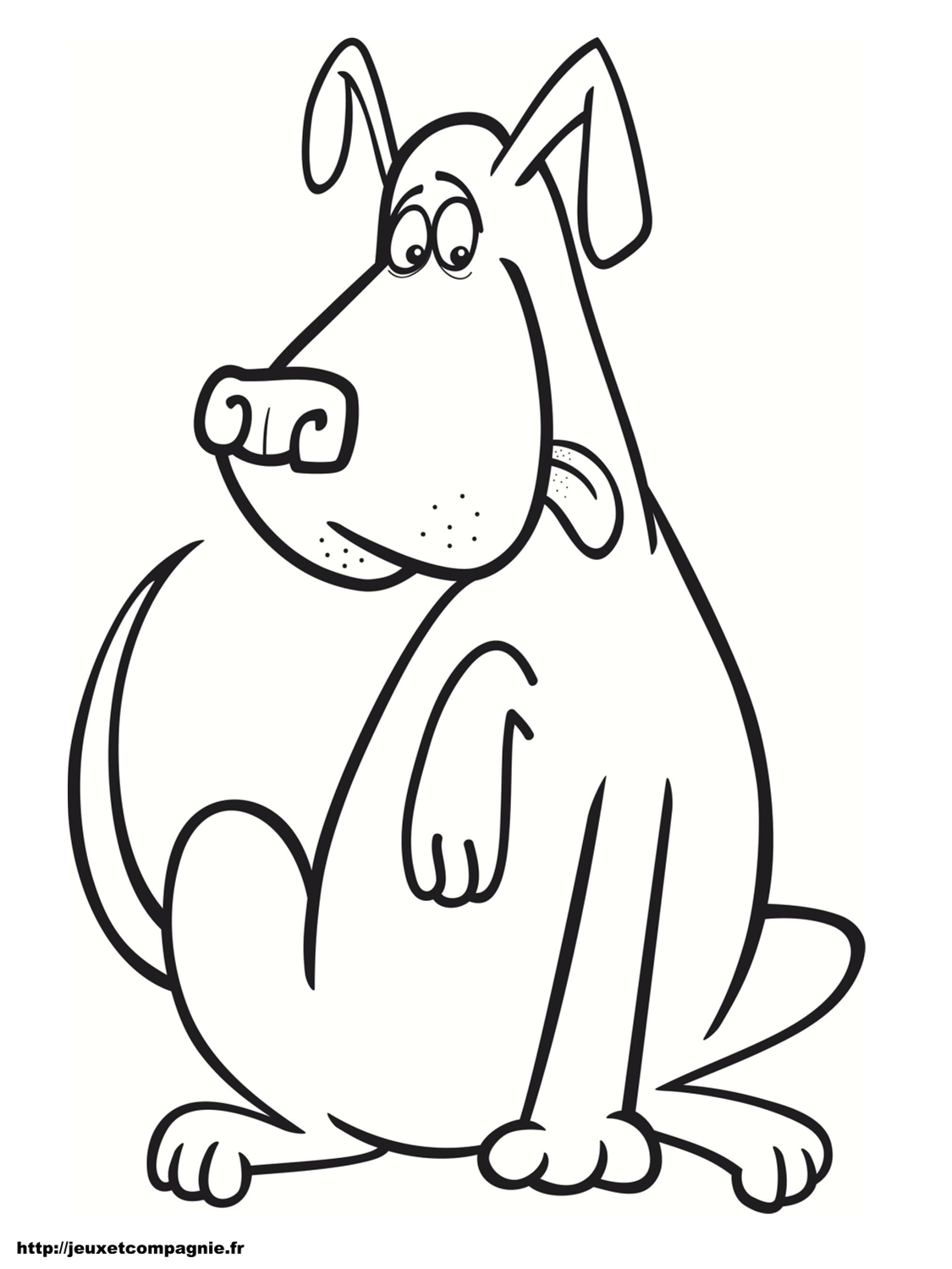 coloriage chien chat cheval