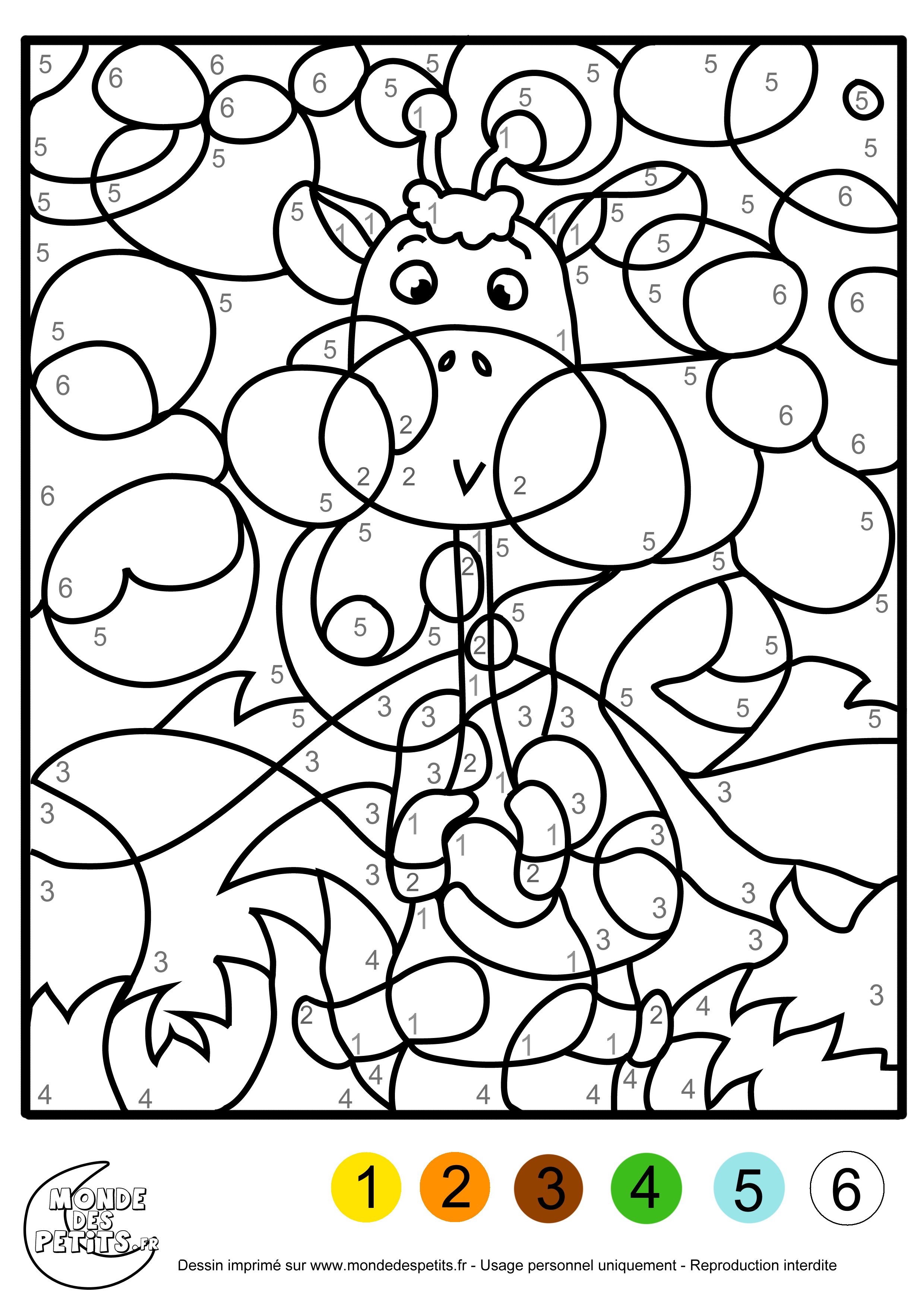 coloriage magique cp calcul