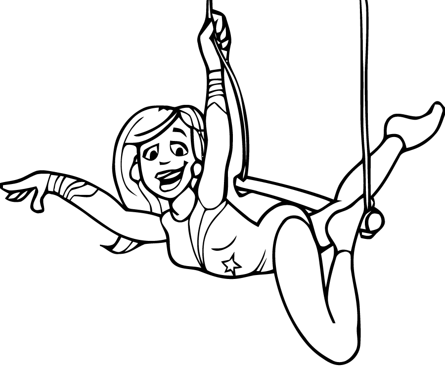 coloriage à dessiner cirque gulli