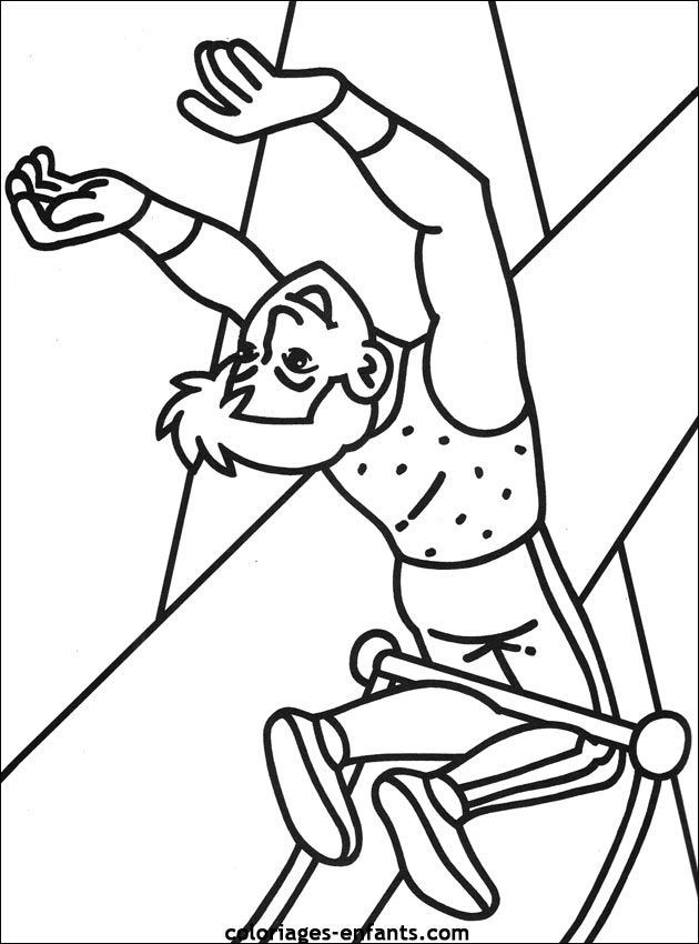 coloriage de cirque en ligne