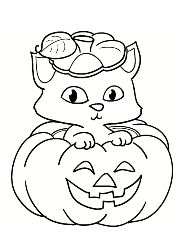 coloriage citrouille pour halloween