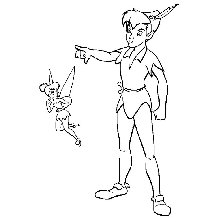 113 dessins de coloriage Clochette et la Fée Pirate à imprimer coloriage clochette et la fee pirate