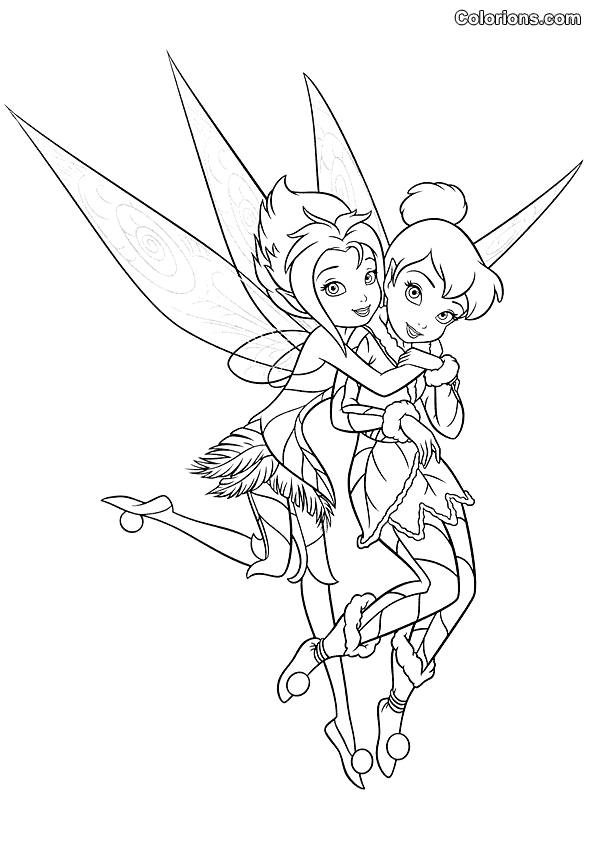 19 dessins de coloriage Clochette Secret Des Fées à imprimer coloriage clochette secret des fees