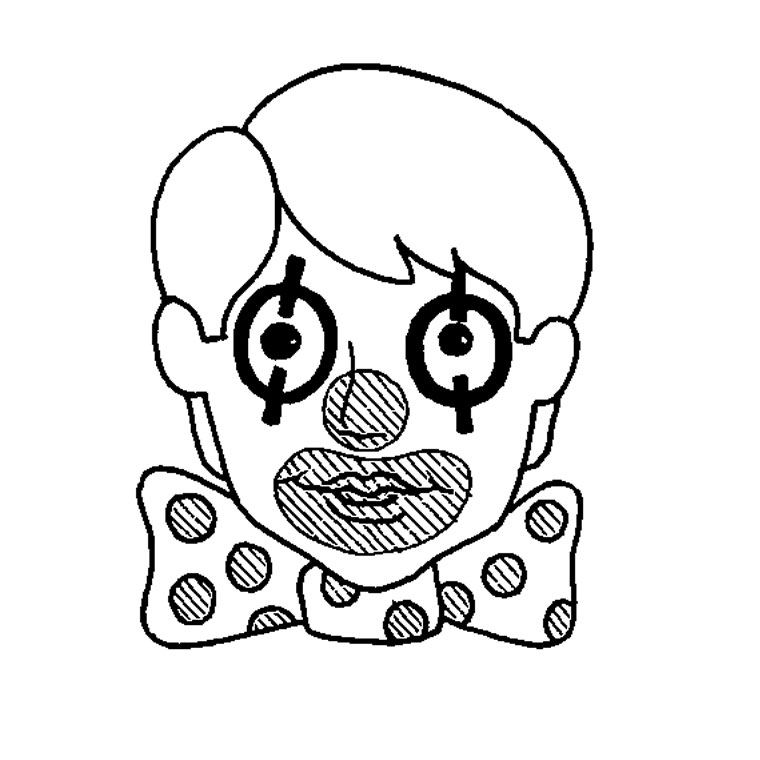 coloriage clown