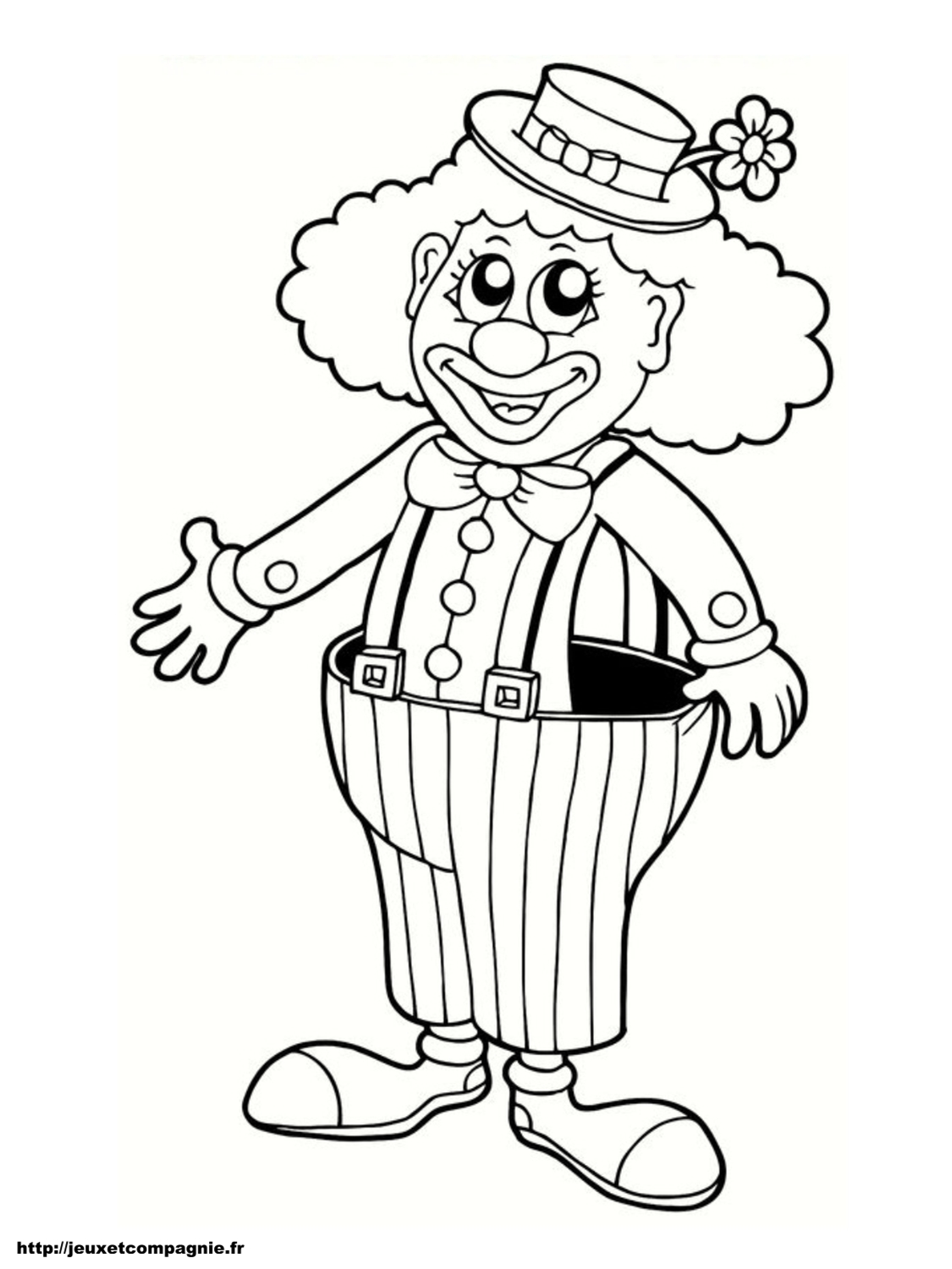 nounougarde coloriage à dessiner clown