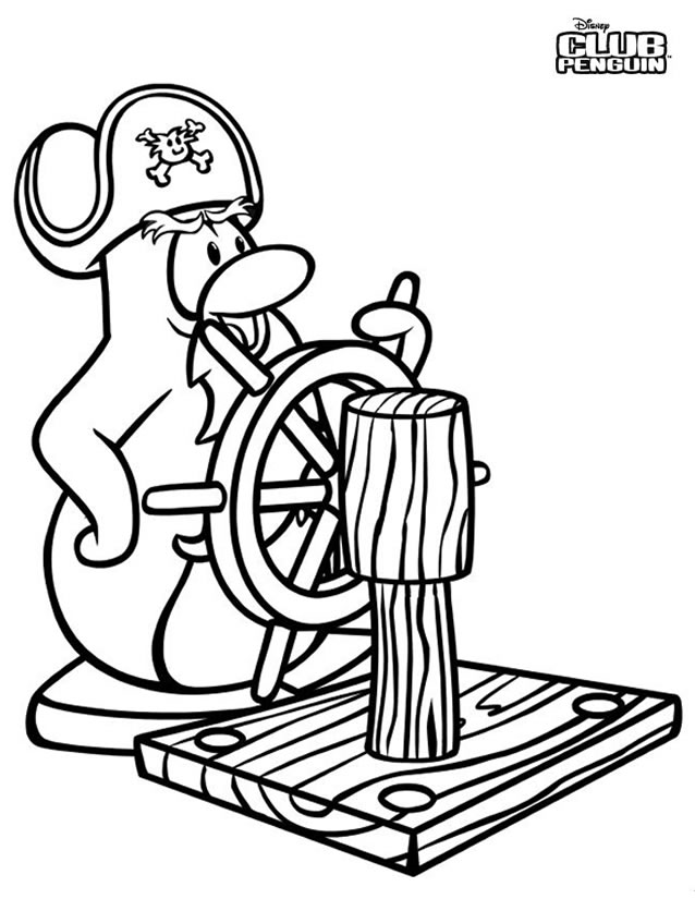Coloriage Club Penguin à colorier - Dessin à imprimer coloriage club penguin en ligne