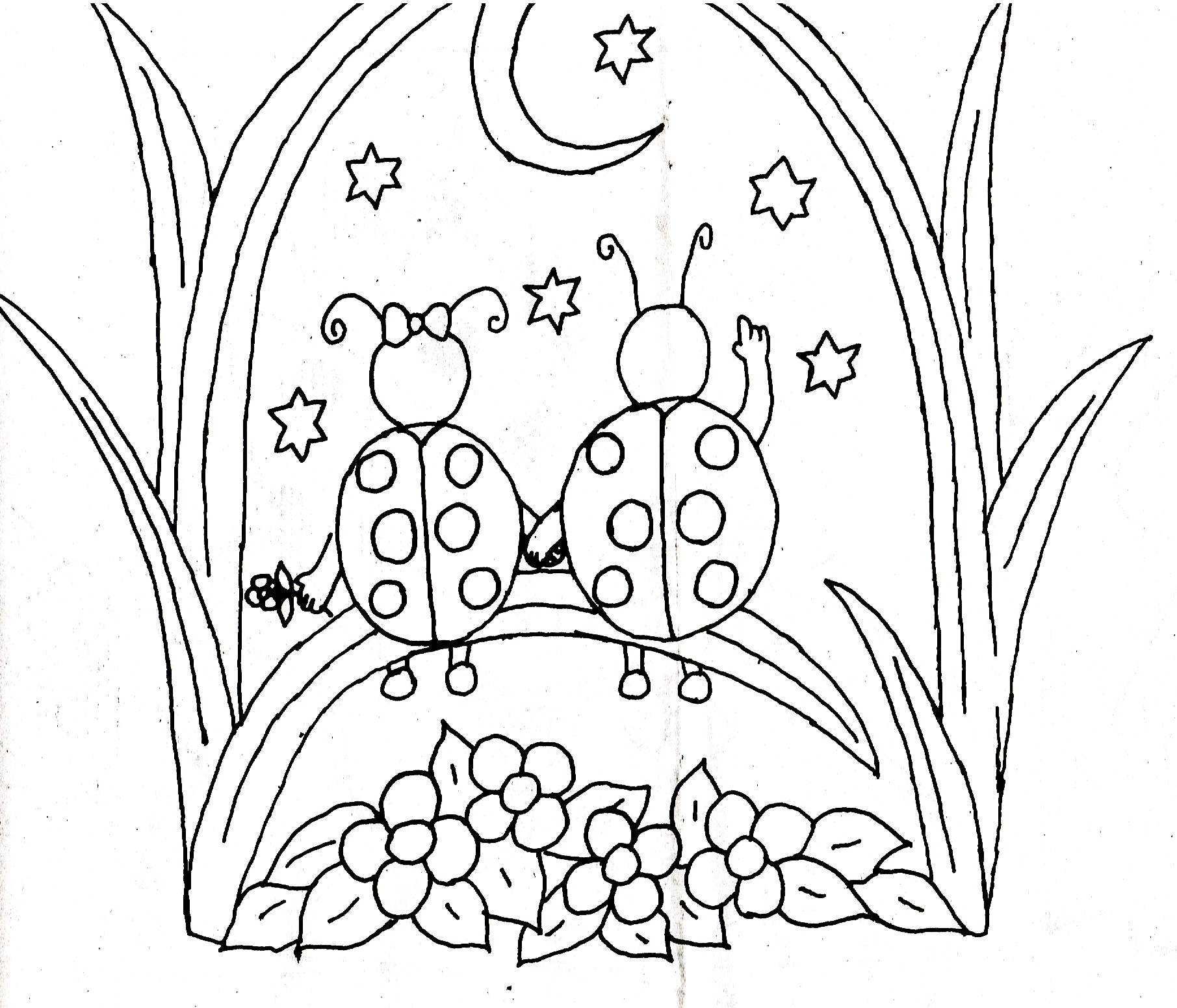 92 dessins de coloriage Coccinelle Et Papillon à imprimer