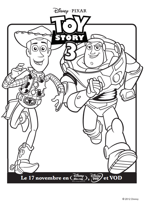coloriage a imprimer toy story