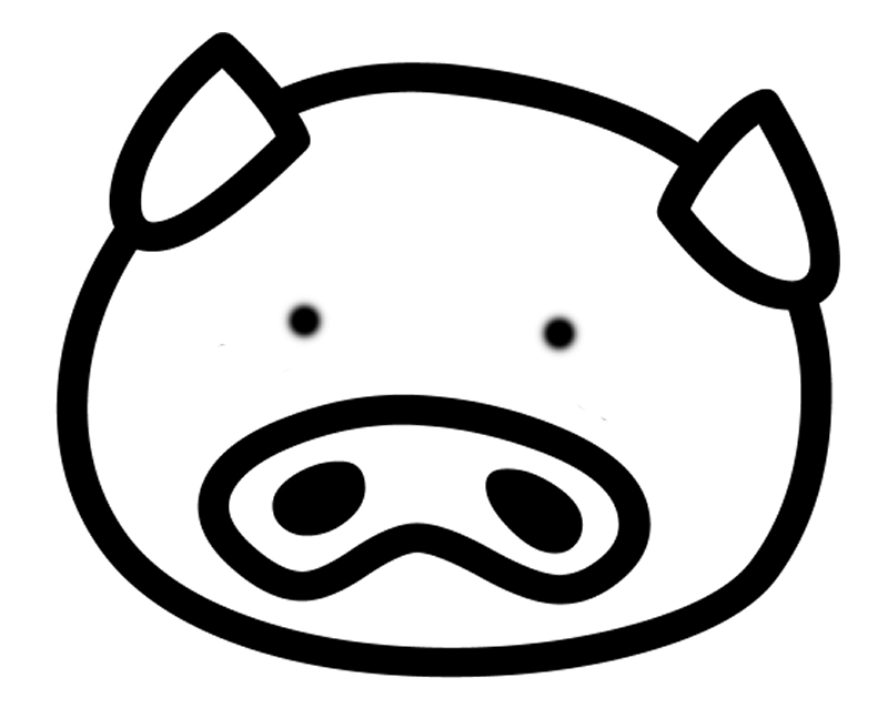 coloriage  dessiner de cochon a imprimer gratuit