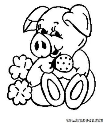 coloriage  dessiner de cochon gratuit