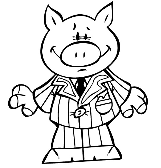 dessin un cochon