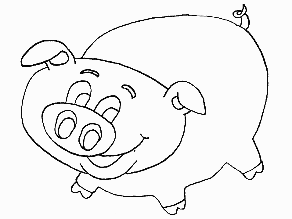 coloriage tirelire cochon