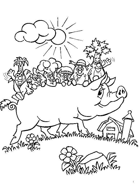 dessin de cochon