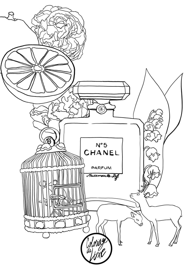 Coloriage Adulte Art Therapy Makeup Chanel Par Mademoiselle Stef Dessin Adulte A Imprimer Coloriage Coco Chanel France Personnalite Dessin France A Imprimer