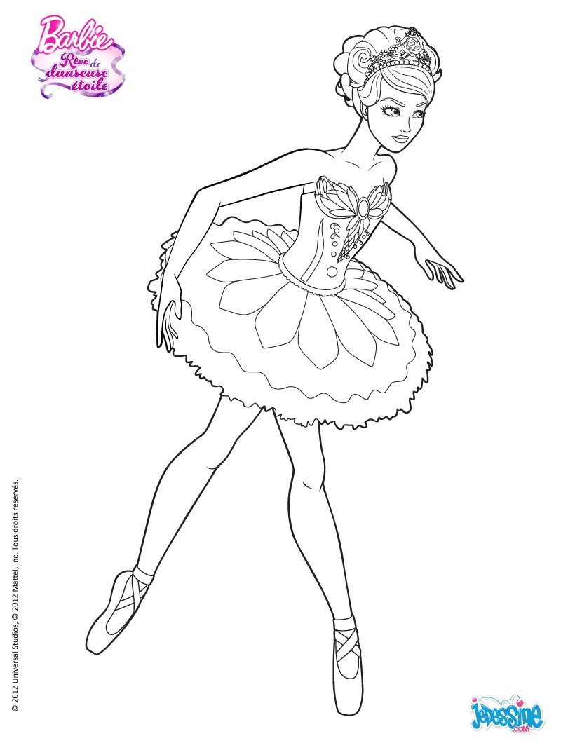 coloriage   imprimer barbie sir¨ne Voir le dessin