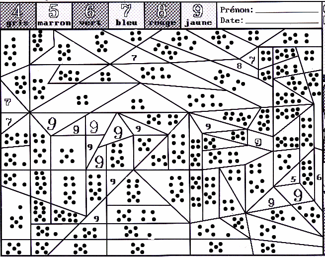 dessin  colorier magique autonomie ce1