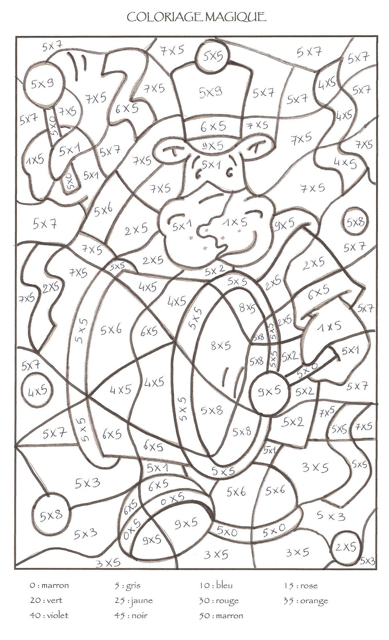 coloriage magique noel ce1 - COLORIAGES MAGIQUES DE NOEL La classe de Corinne