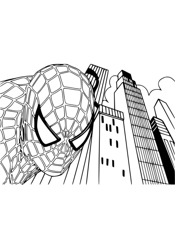 coloriage spiderman 1 imprimer Voir le dessin