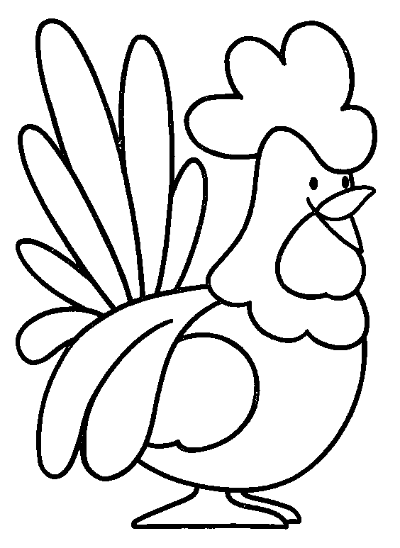 coloriage coq portugais