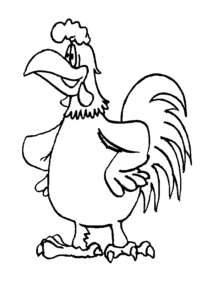 coloriage du coq de france