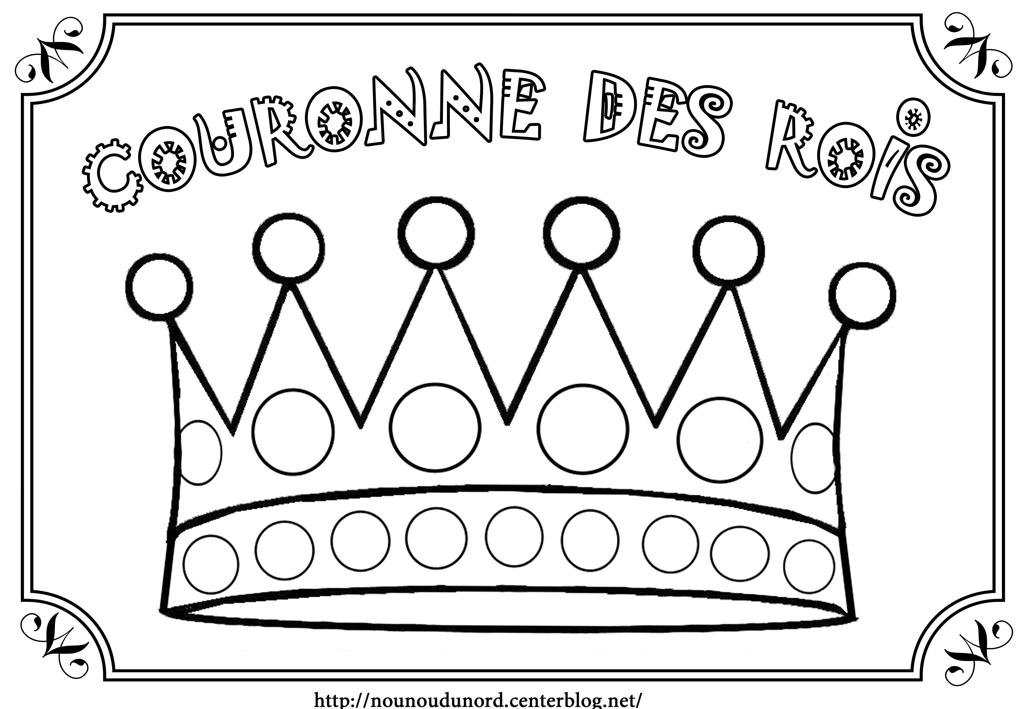 coloriage   dessiner couronne galette rois Voir le dessin dessin couronne avent bougies