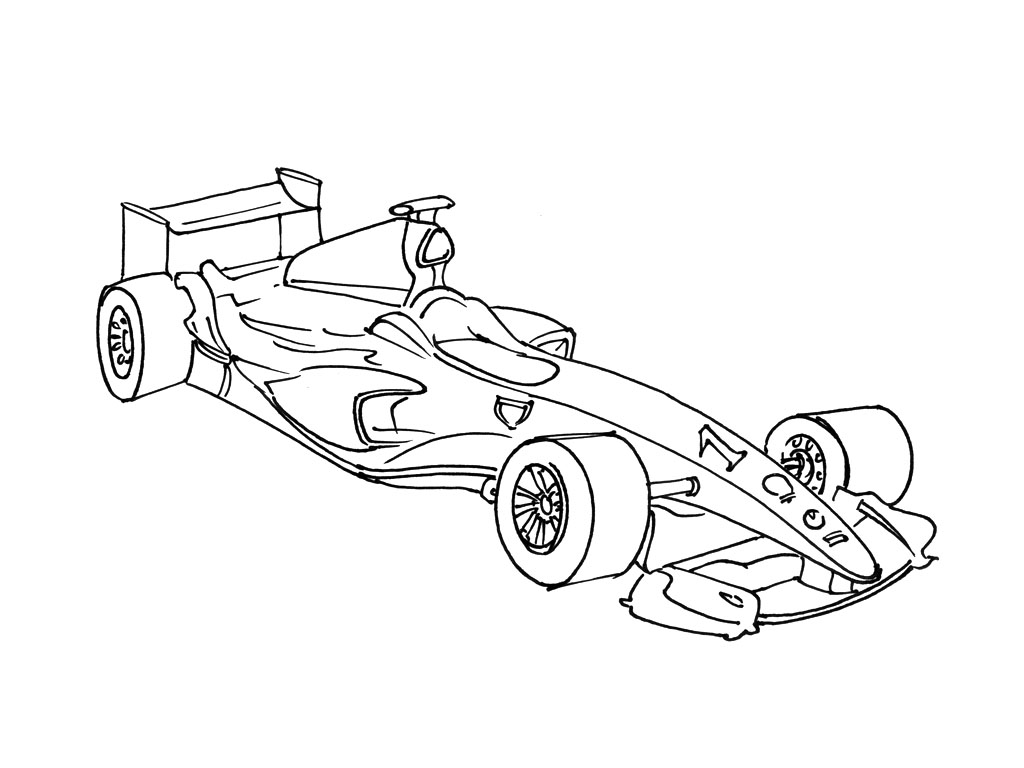 coloriage voiture course hot wheels